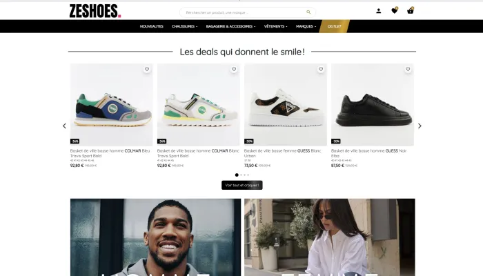 ZESHOES - Ecommerce chaussures vêtements et accessoires