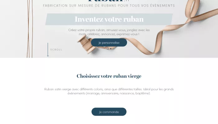 Site E-commerce de bracelets personnalisés
