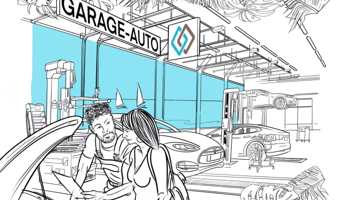 Garage automobile - Ile de la Réunion