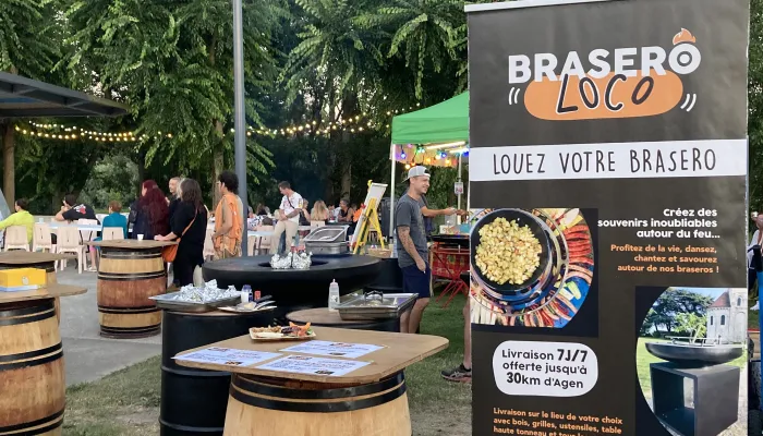 BRASERO LOCO - entreprise événementielle spécialisée dans la location de braseros professionnels et la prestation traiteur sur brasero