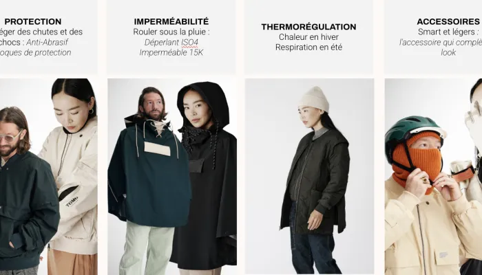 DNVB marque française lifestyle en forte croissance, à la croisée du textile technique, du design urbain et de la mobilité douce.