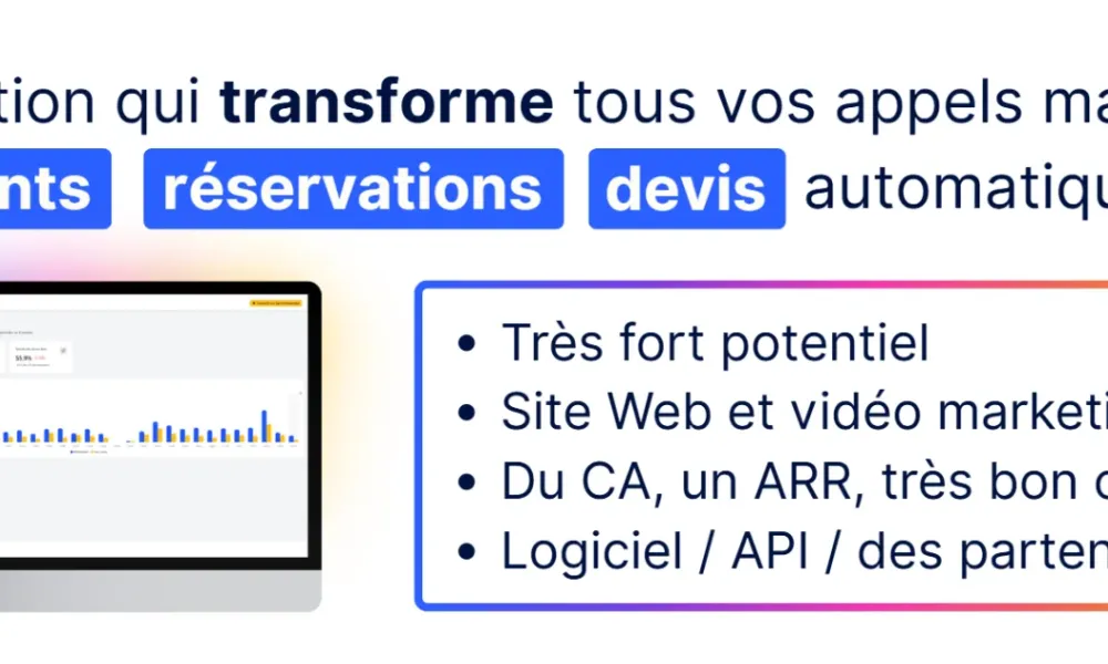 Solution SaaS scalable qui transforme les appels manqués des entreprises en clients automatiquement !