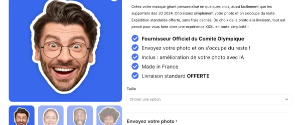 PicMyEvent - Vente de têtes géantes et cadre photobooth